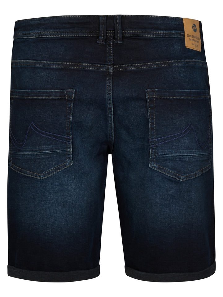 Petrol - Korte spijkerbroek - M-1060-SHO002 - 5812 Blue Black