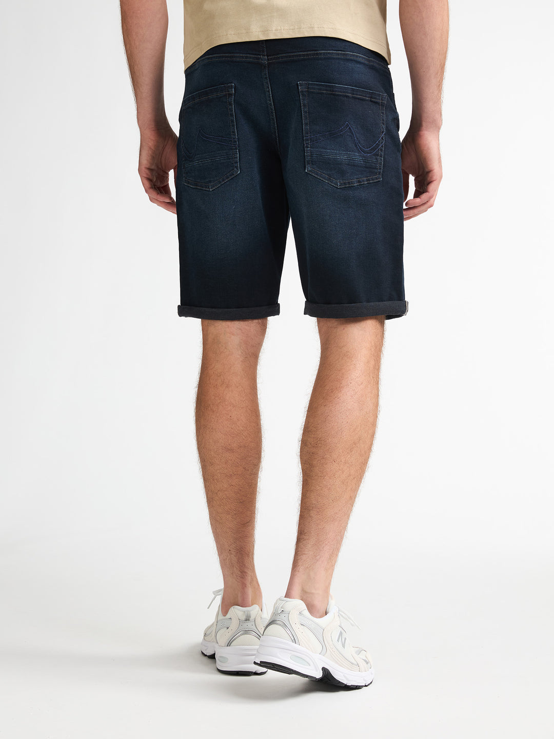 Petrol - Korte spijkerbroek - M-1060-SHO002 - 5812 Blue Black