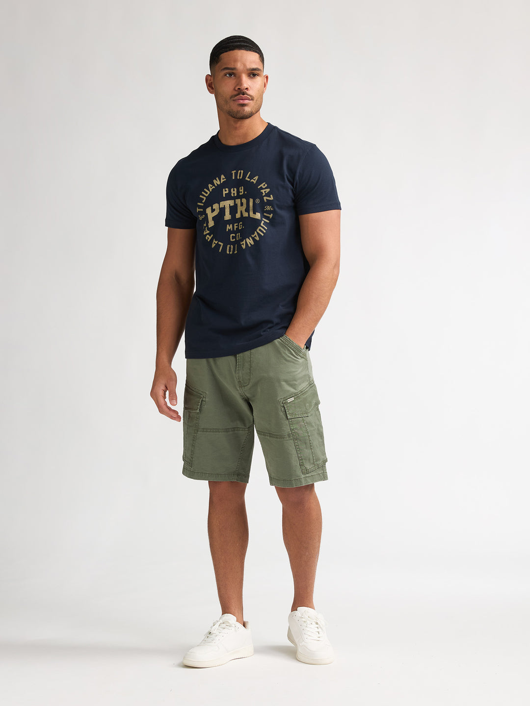 Petrol - Korte broek - M-1060-SHO536 - 6134 Dusty Army