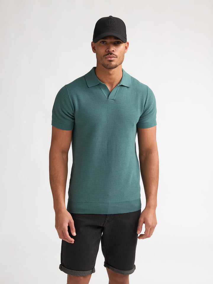 Petrol - Heren Polo - M-1060-KWC205 - 6180 Oil Green