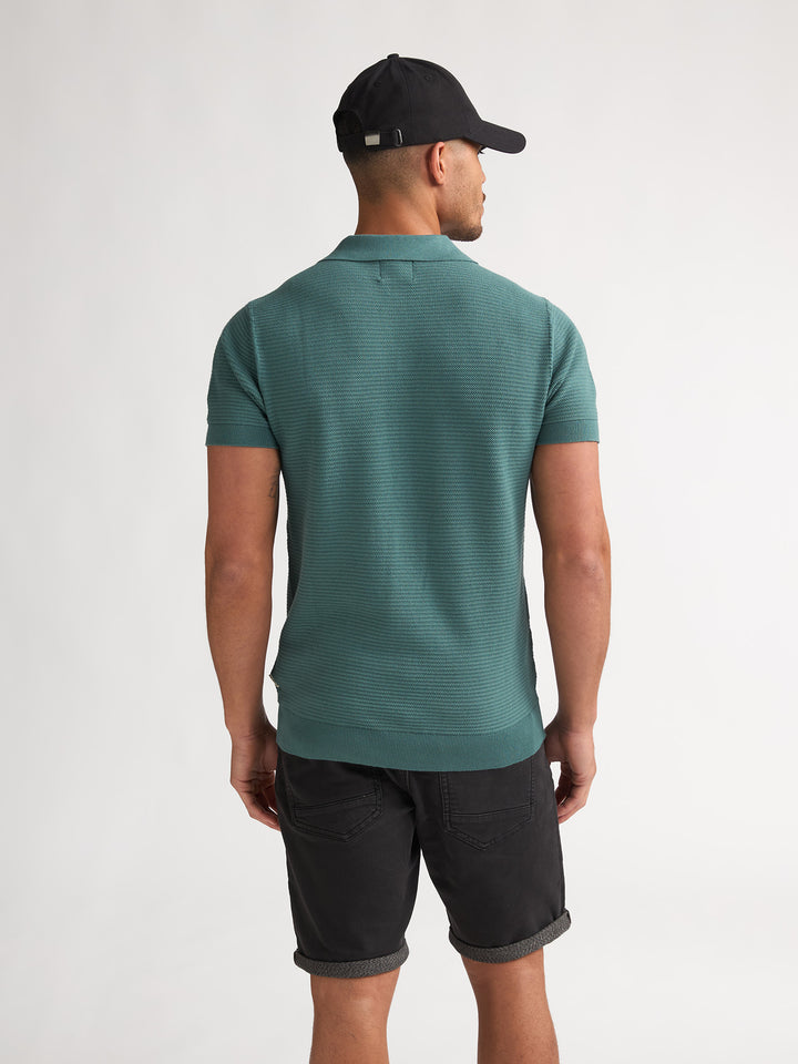 Petrol - Heren Polo - M-1060-KWC205 - 6180 Oil Green