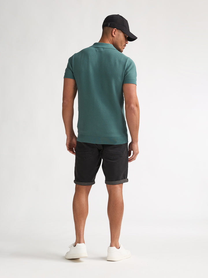 Petrol - Heren Polo - M-1060-KWC205 - 6180 Oil Green