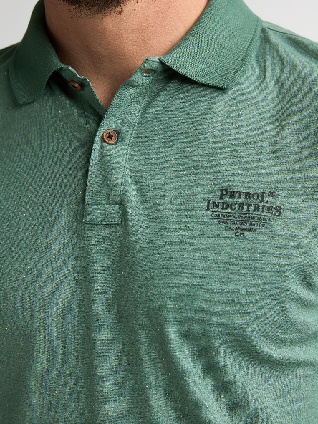 Petrol - Heren Polo - M-1060-POL900 - 6180 Oil Green
