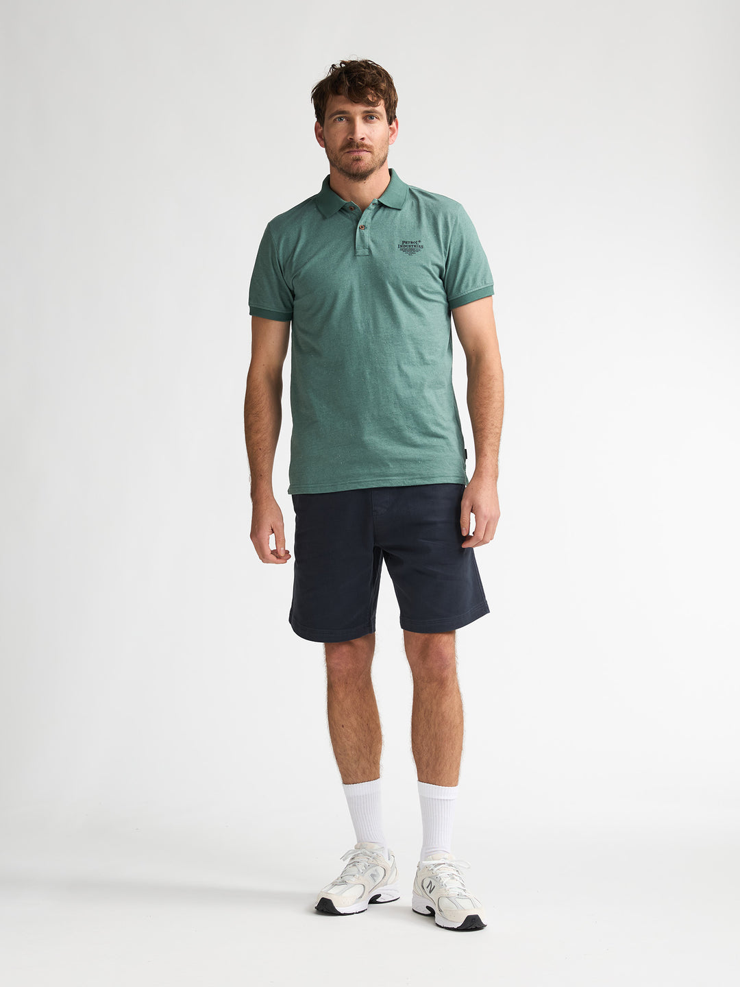 Petrol - Heren Polo - M-1060-POL900 - 6180 Oil Green
