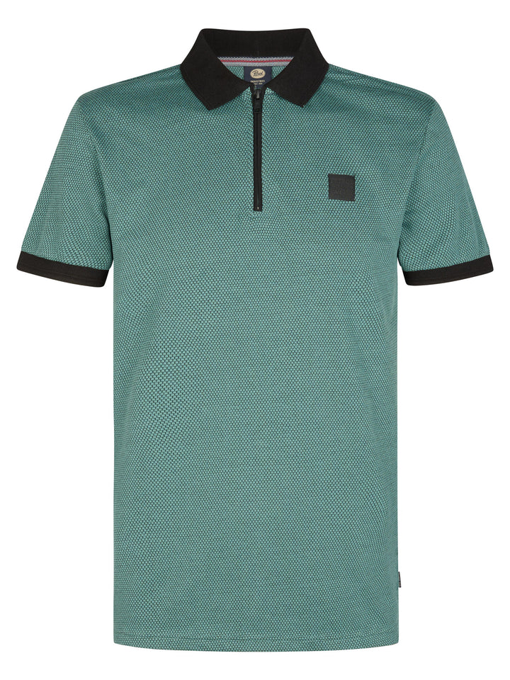 Petrol - Heren Polo - M-1060-POL907 - 6180 Oil Green