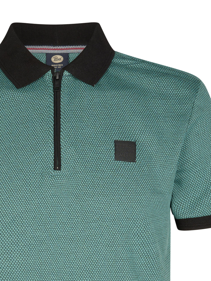 Petrol - Heren Polo - M-1060-POL907 - 6180 Oil Green