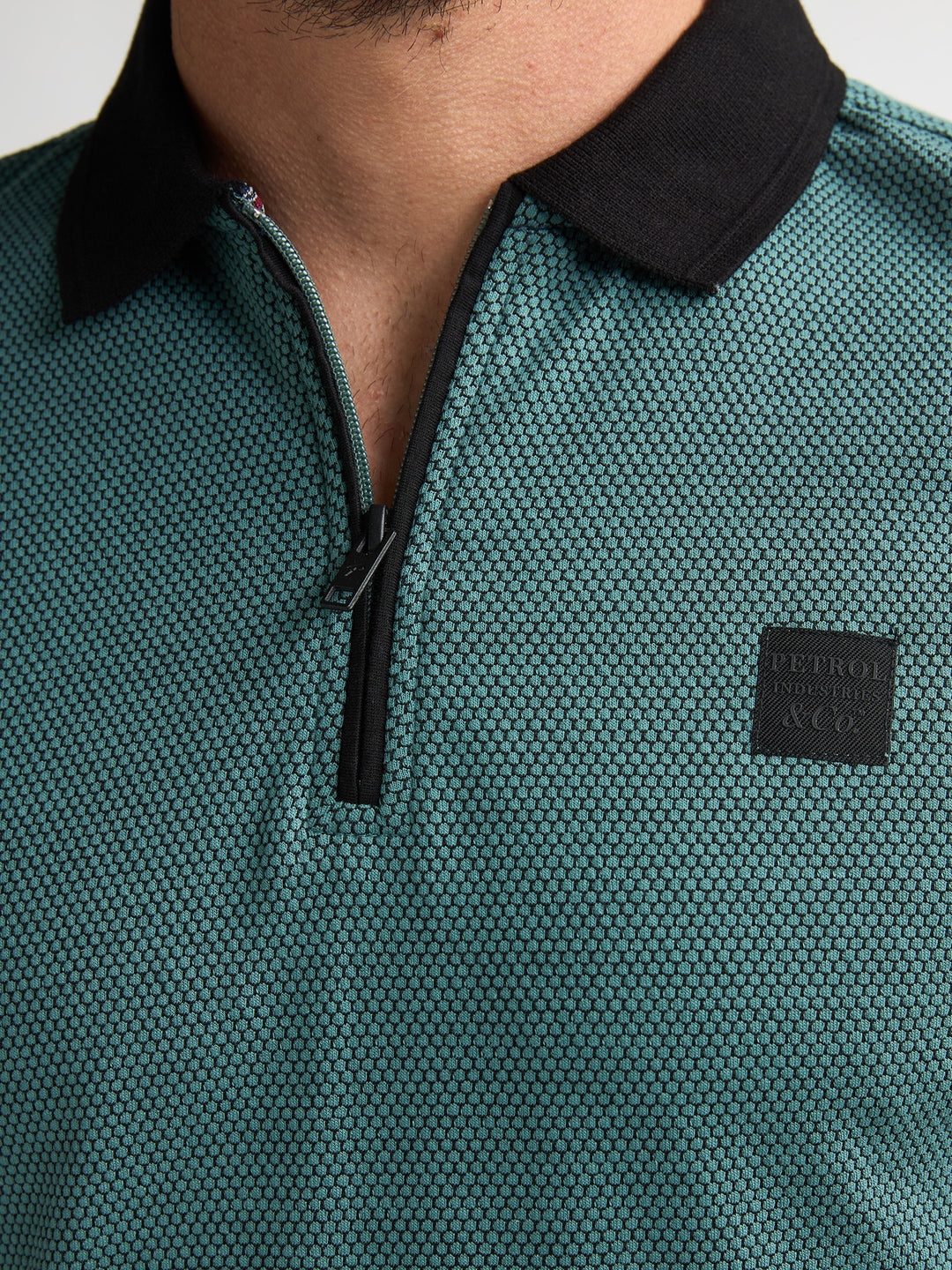 Petrol - Heren Polo - M-1060-POL907 - 6180 Oil Green