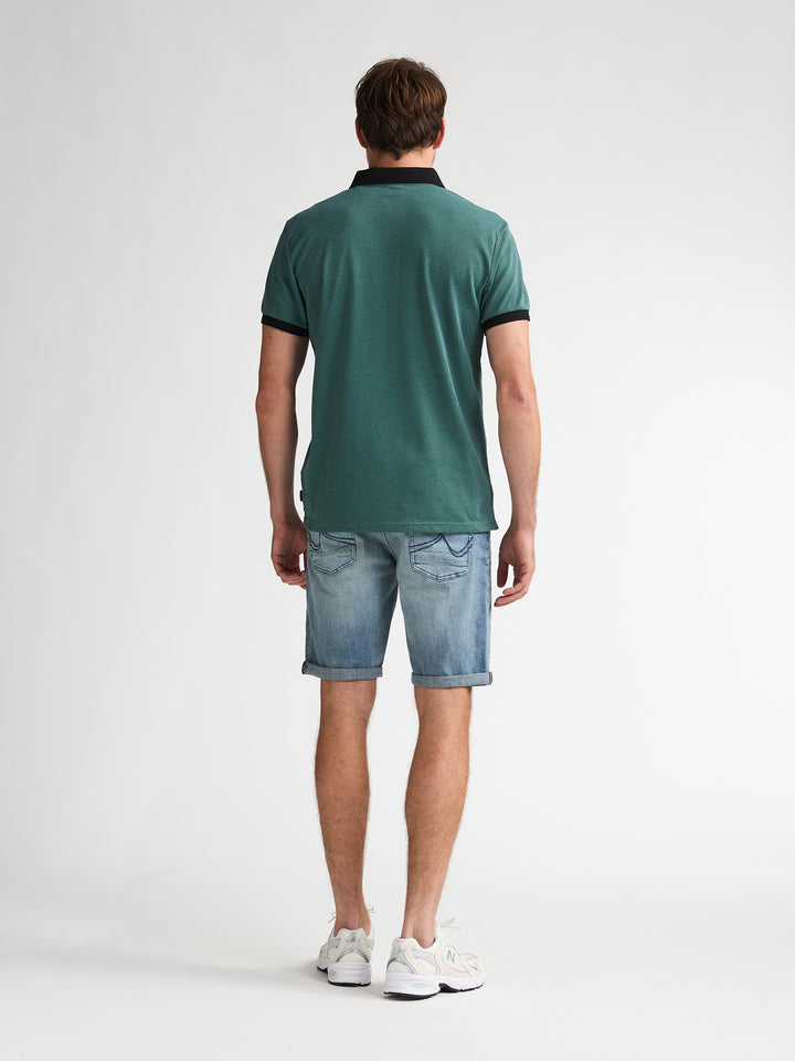 Petrol - Heren Polo - M-1060-POL907 - 6180 Oil Green