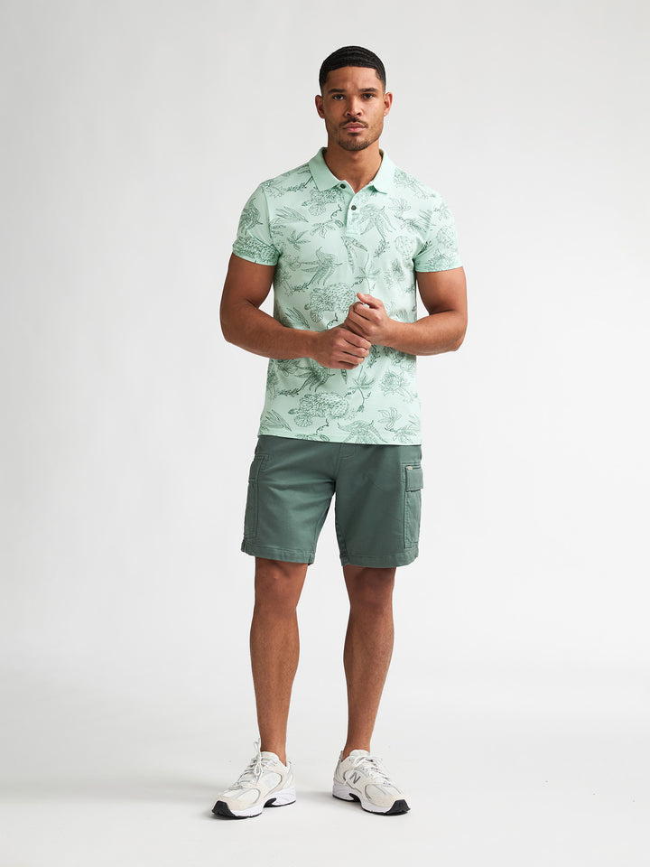 Petrol - Heren Polo - M-1060-POL905 - 6181 Cool Mint