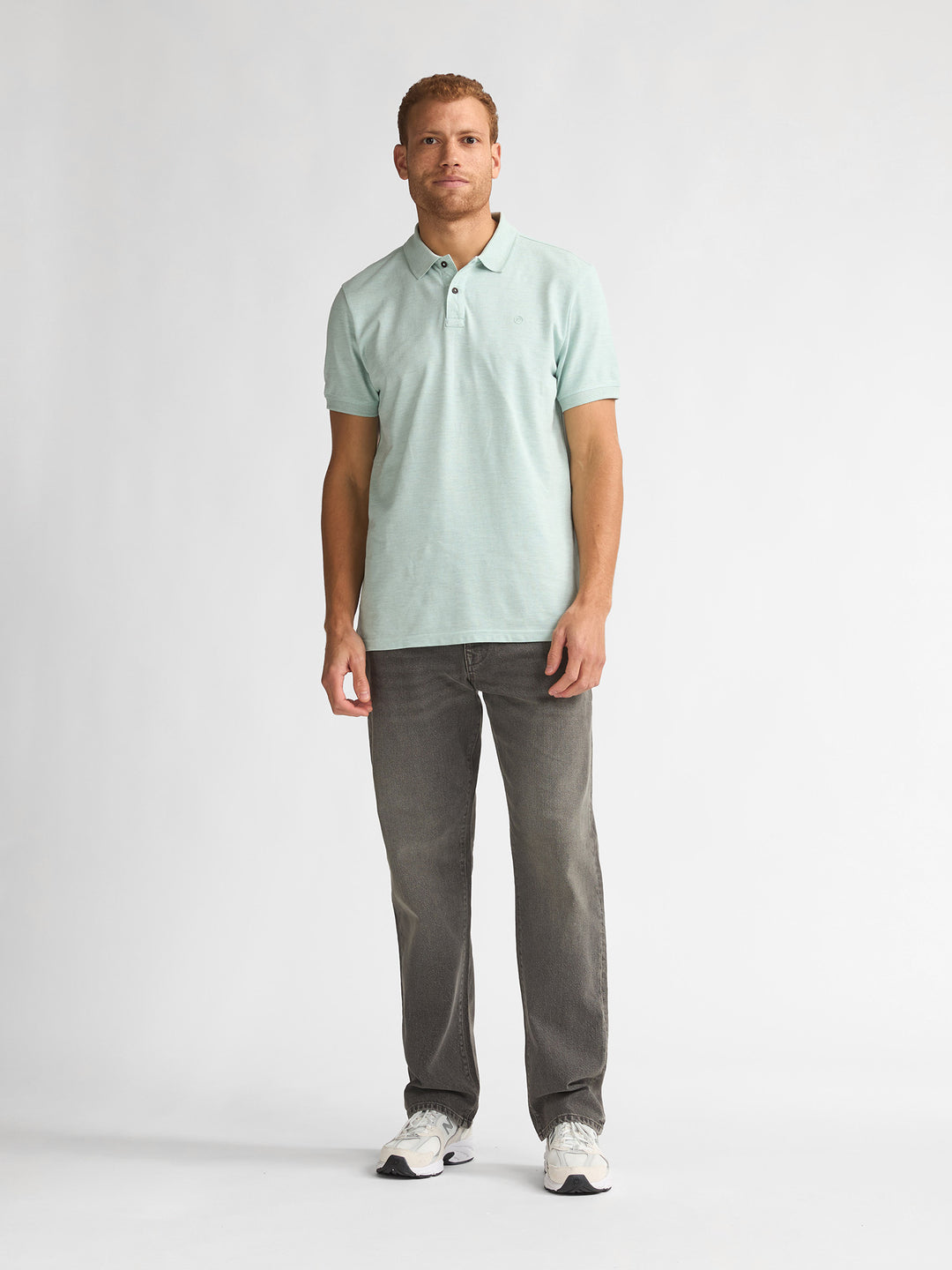 Petrol - Heren Polo - M-1060-POL913 - 6181 Cool Mint