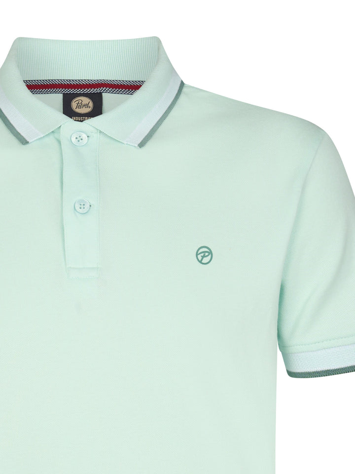 Petrol - Heren Polo - M-1060-POL933 - 6181 Cool Mint