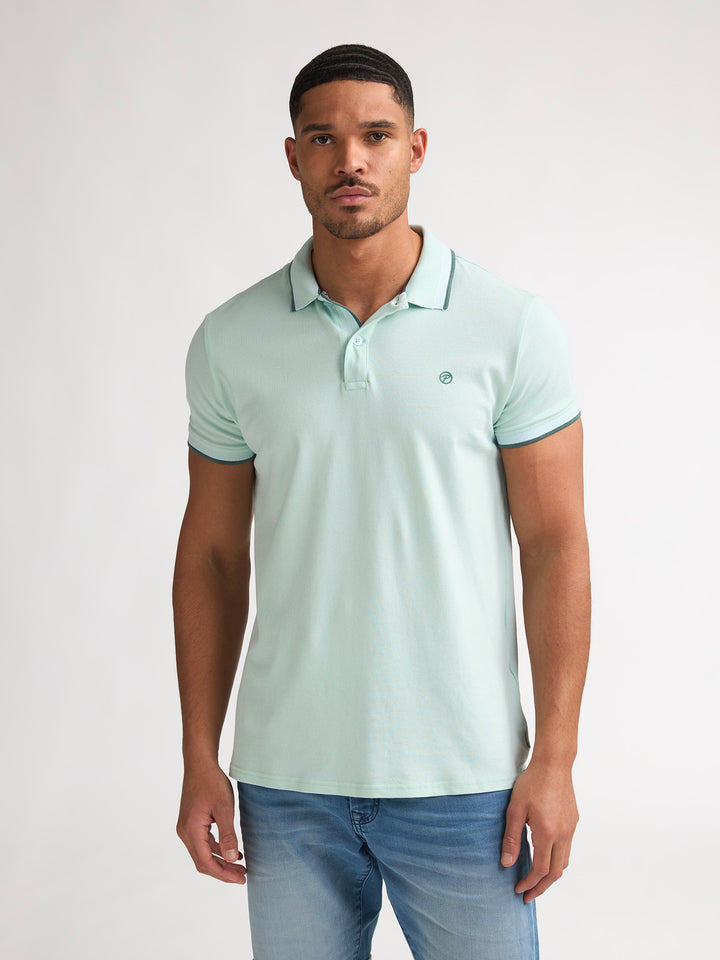 Petrol - Heren Polo - M-1060-POL933 - 6181 Cool Mint