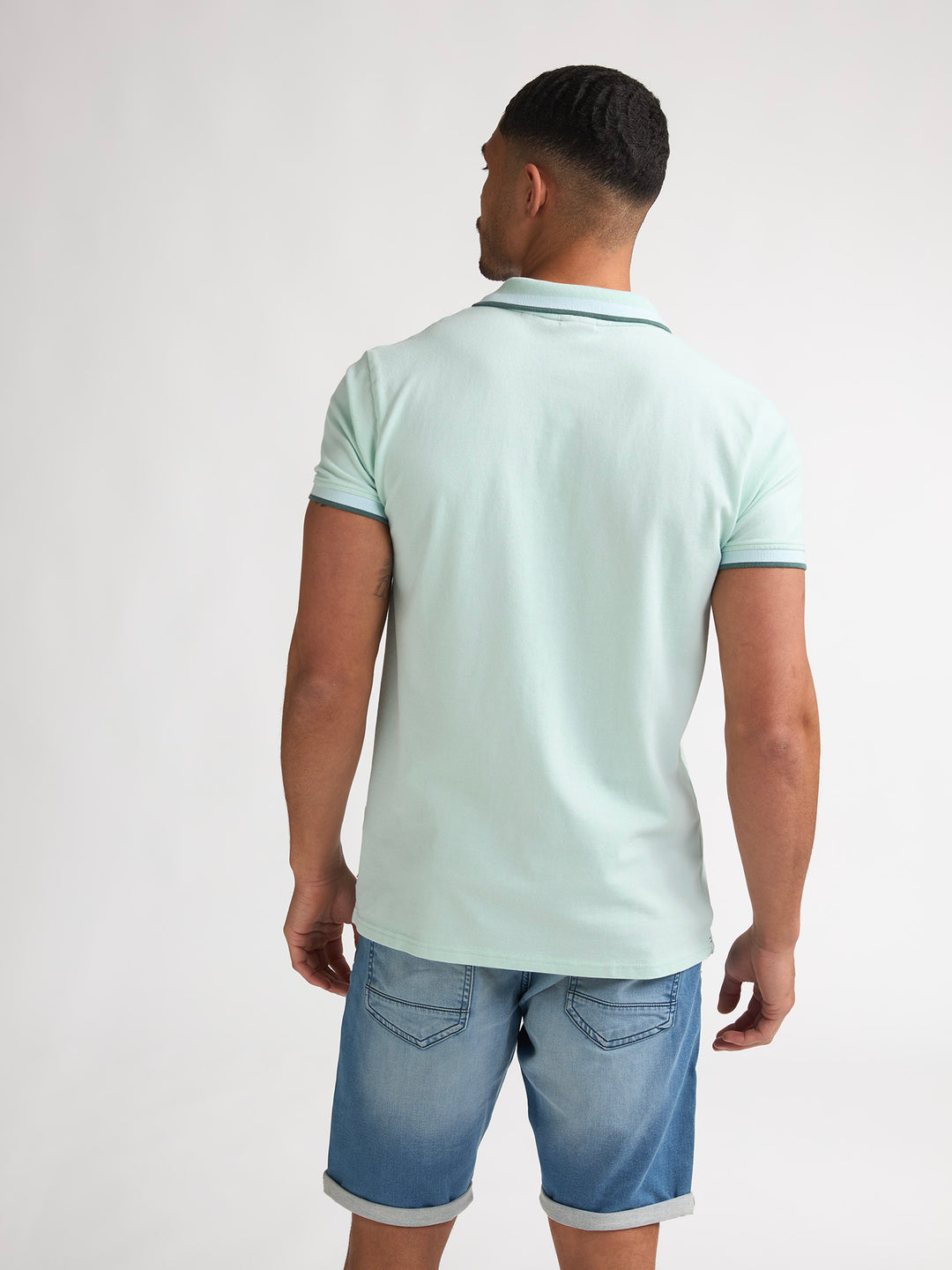 Petrol - Heren Polo - M-1060-POL933 - 6181 Cool Mint