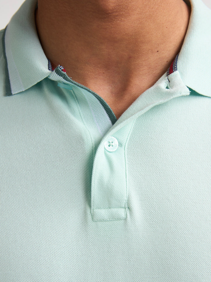 Petrol - Heren Polo - M-1060-POL933 - 6181 Cool Mint
