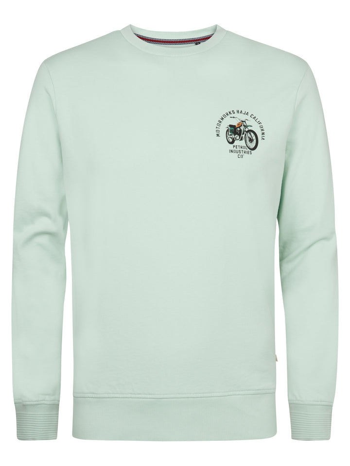 Petrol - Heren Sweater - M-1060-SWR316 - 6181 Cool Mint