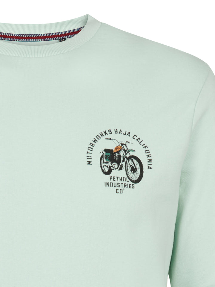 Petrol - Heren Sweater - M-1060-SWR316 - 6181 Cool Mint