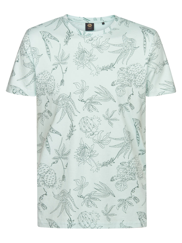 Petrol - Heren Shirt - M-1060-TSR618 - 6181 Cool Mint