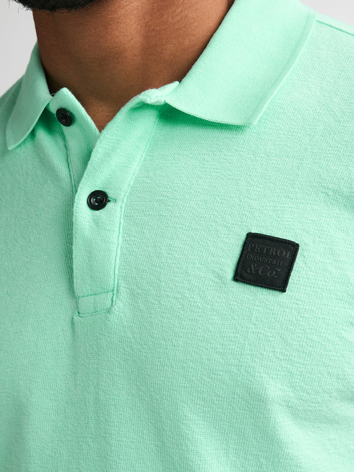 Petrol - Heren Polo - M-1060-POL932 - 6182 Green Aqua