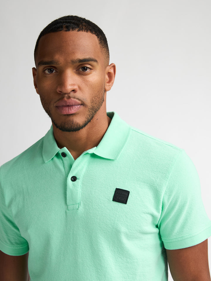 Petrol - Heren Polo - M-1060-POL932 - 6182 Green Aqua