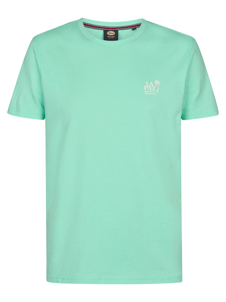 Petrol - Heren Shirt - M-2060-TSR646 - 6182 Green Aqua