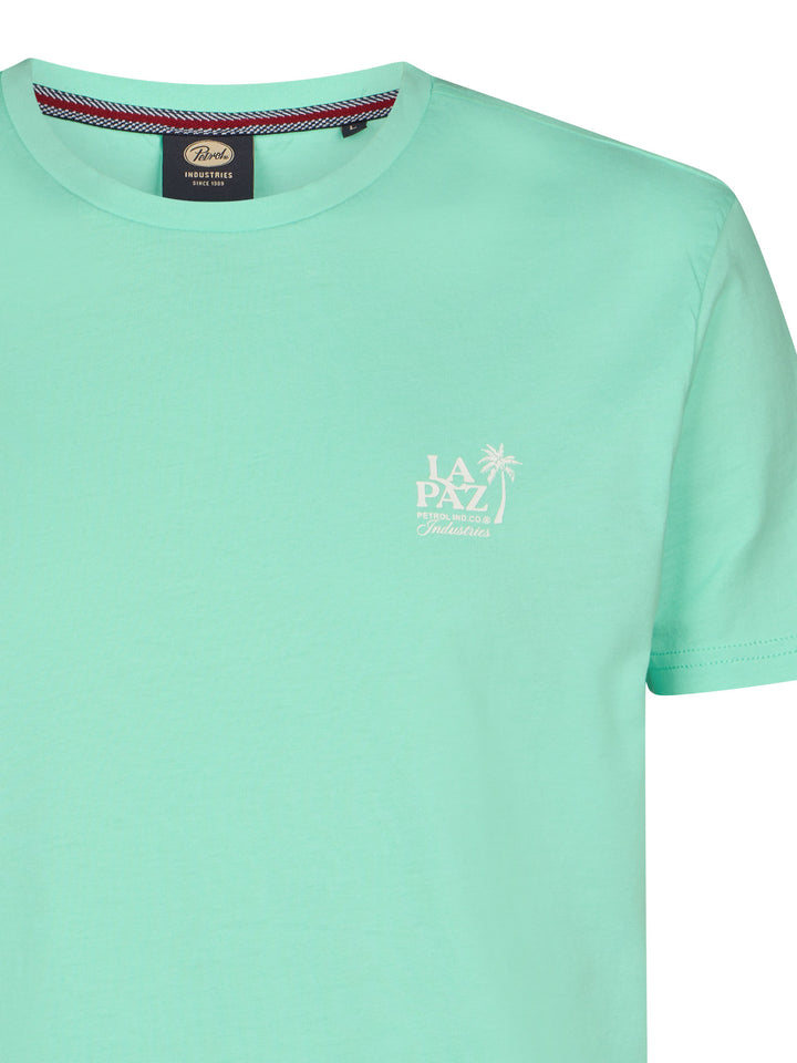 Petrol - Heren Shirt - M-2060-TSR646 - 6182 Green Aqua