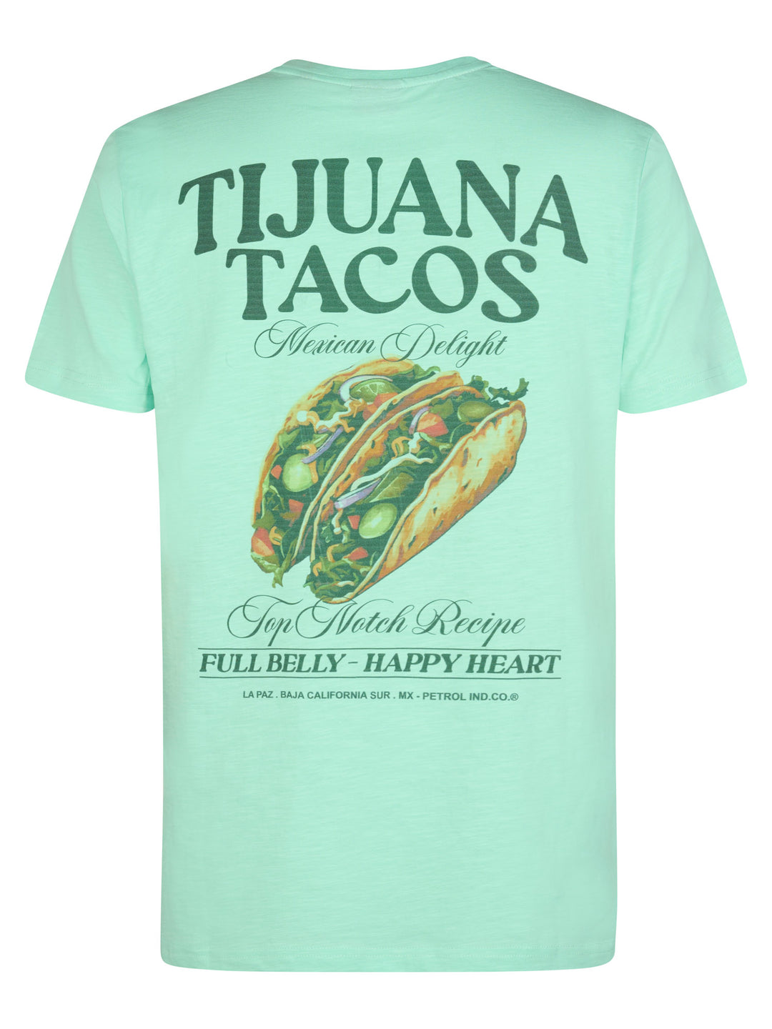 Petrol - Heren Shirt - M-2060-TSR647 - 6182 Green Aqua