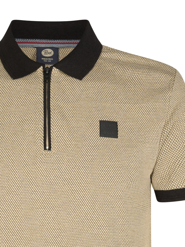 Petrol - Heren Polo - M-1060-POL907 - 7130 Light Tan