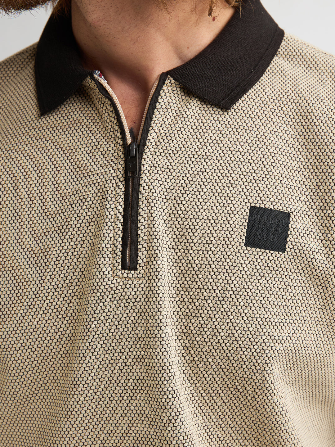Petrol - Heren Polo - M-1060-POL907 - 7130 Light Tan