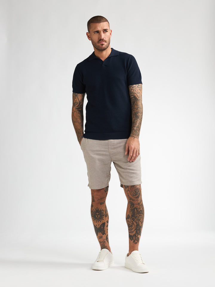 Petrol - Korte Broek - M-1060-SHO517 - 7130 Light Tan