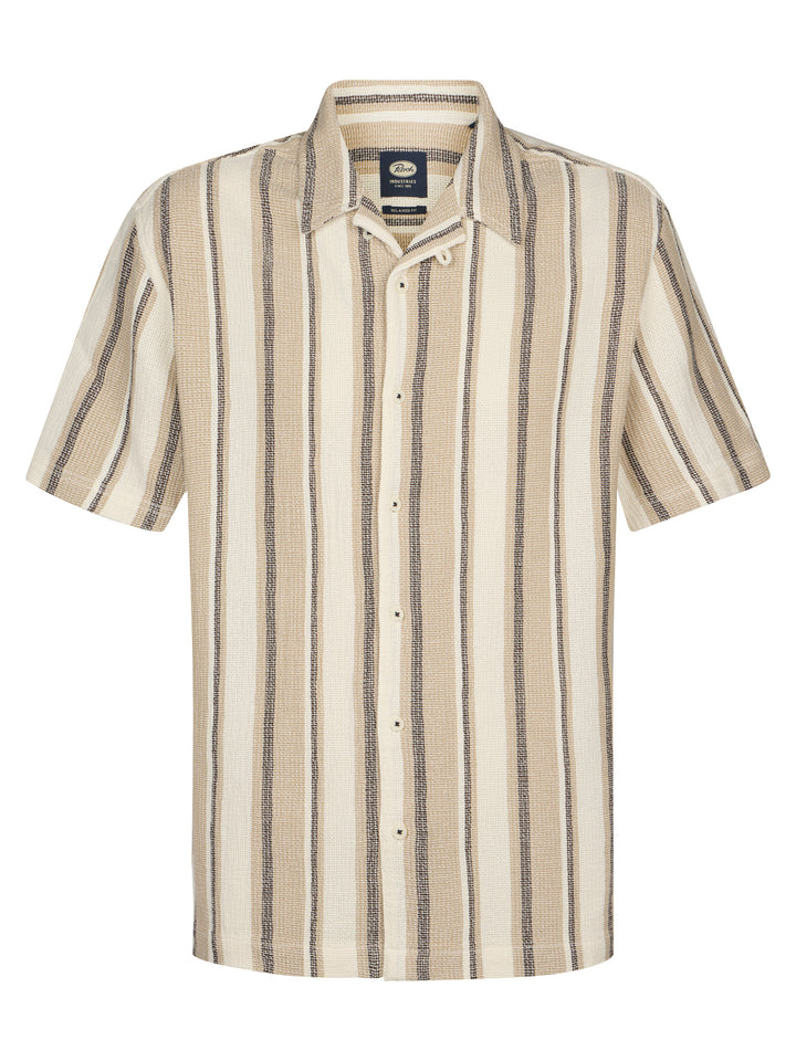 Petrol - Heren Overhemd - M-1060-SIS429 - 7130 Light Tan