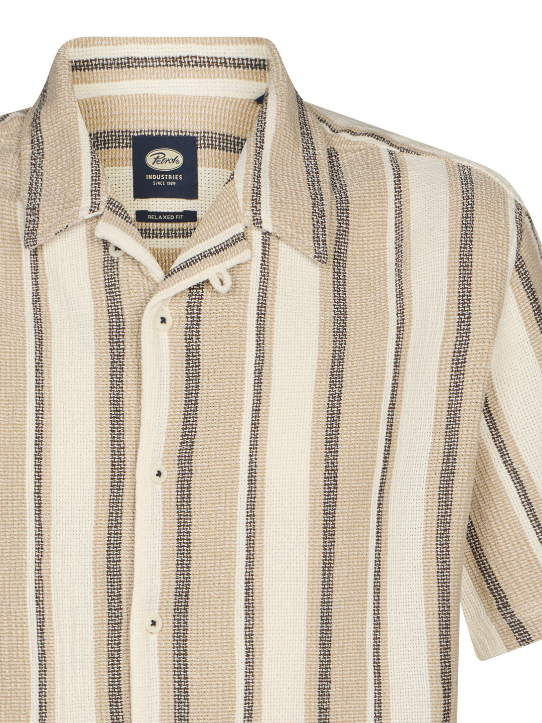 Petrol - Heren Overhemd - M-1060-SIS429 - 7130 Light Tan