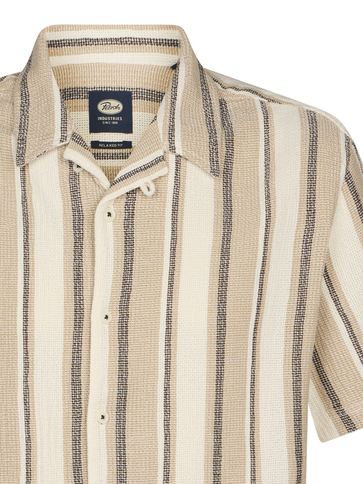 Petrol - Heren Overhemd - M-1060-SIS429 - 7130 Light Tan