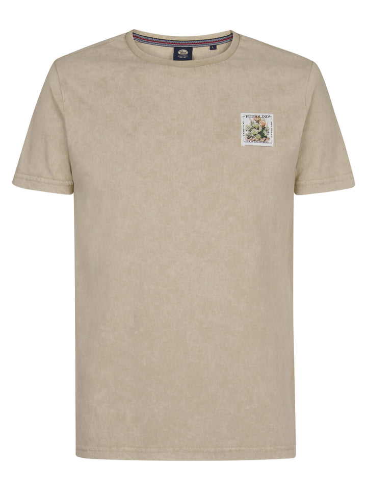 Petrol - Heren Shirt - M-1060-TSR623 - 7130 Light Tan
