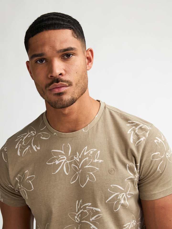 Petrol - Heren Shirt - M-1060-TSR652 - 7130 Light Tan