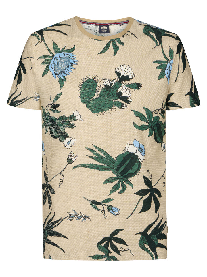 Petrol - Heren Shirt - M-1060-TSR655 - 7130 Light Tan