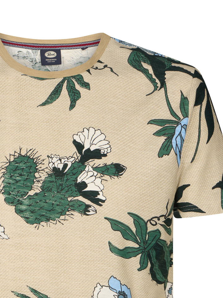 Petrol - Heren Shirt - M-1060-TSR655 - 7130 Light Tan