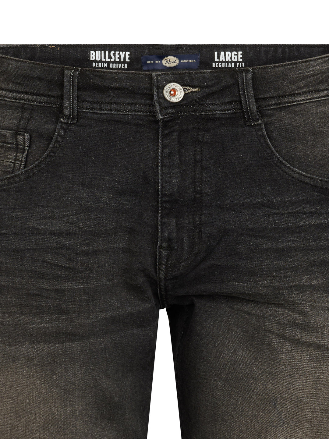 Petrol - Korte spijkerbroek - M-1060-SHO002 - 9705 Black Stone
