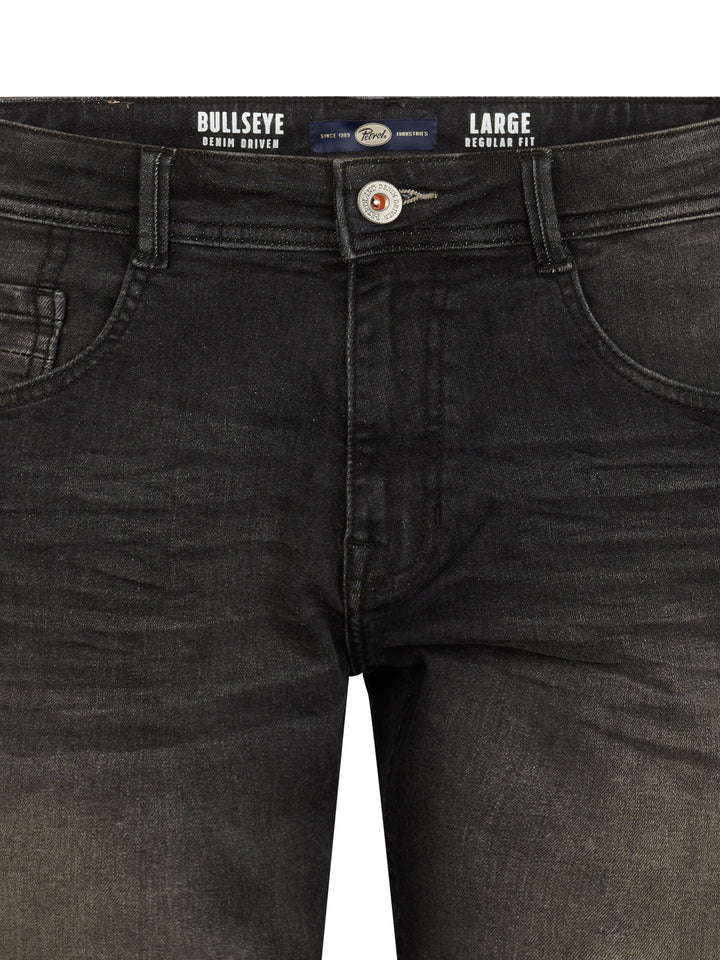 Petrol - Korte spijkerbroek - M-1060-SHO002 - 9705 Black Stone
