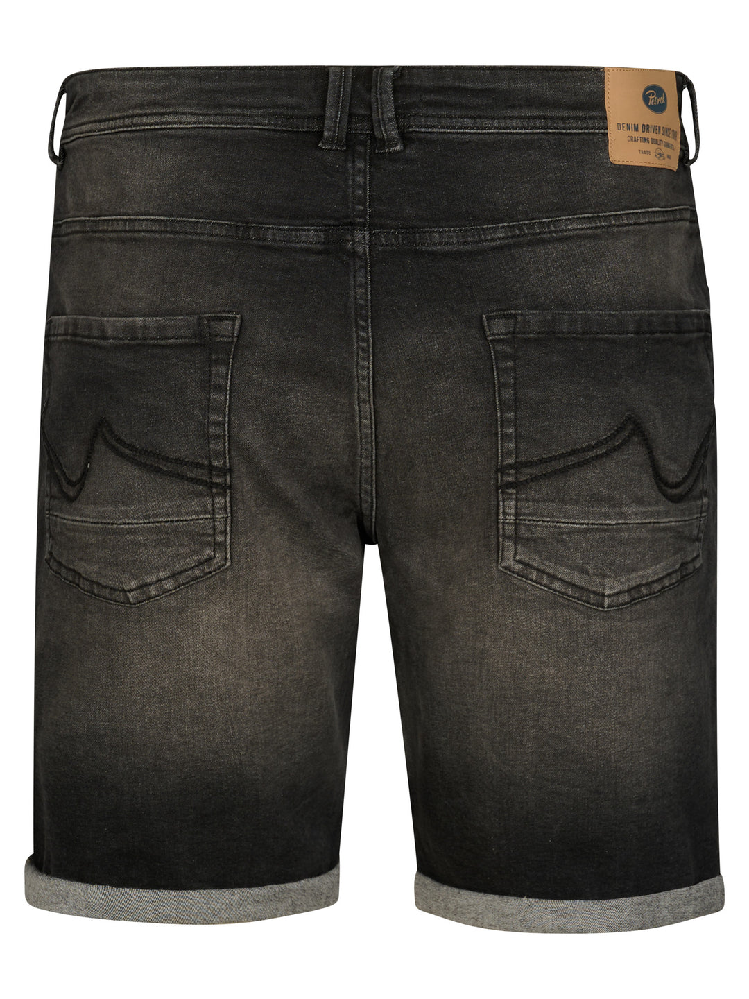 Petrol - Korte spijkerbroek - M-1060-SHO002 - 9705 Black Stone