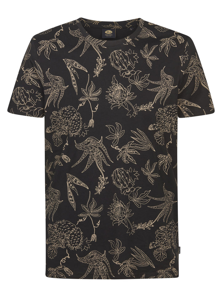 Petrol - Heren Shirt - M-1060-TSR618 - 9999 Black