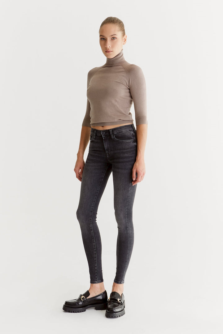 COJ - Sophia - Dames Skinny Jeans - Random Grey
