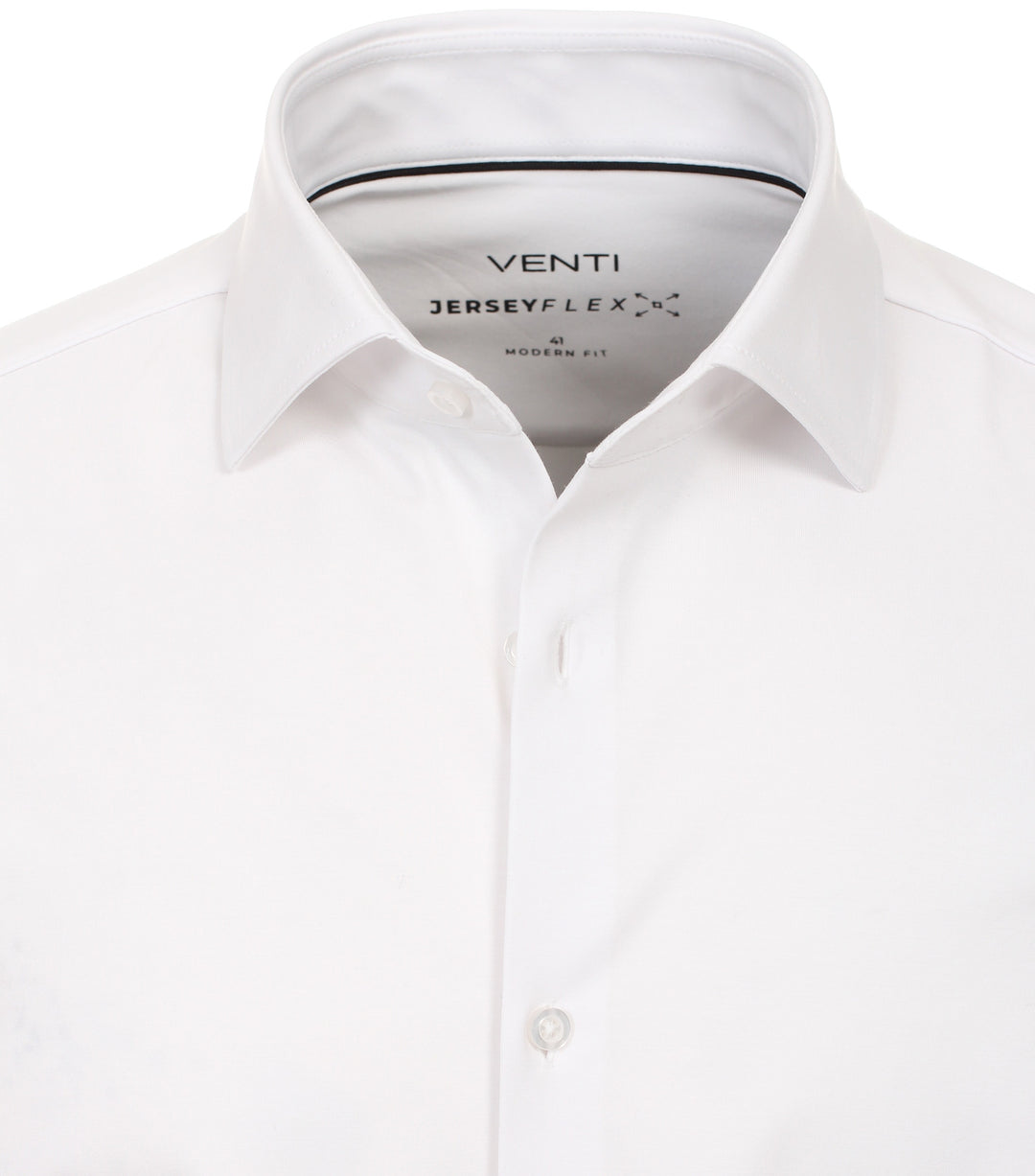 Venti - Heren Jersey Overhemd - 123963800 - 000 White