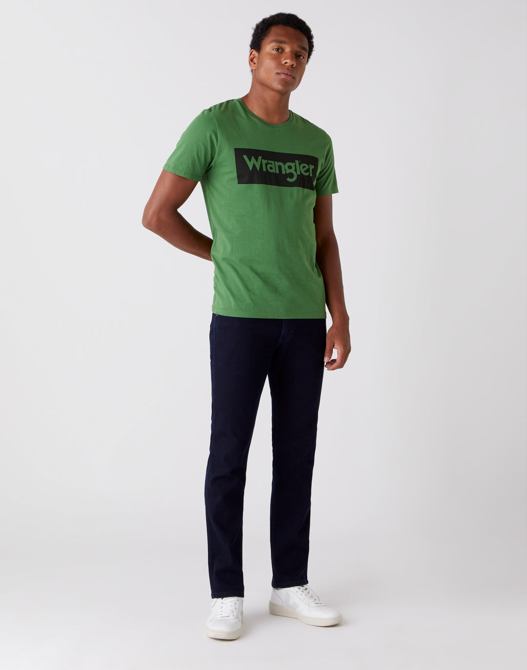 Wrangler - Greensboro - Heren Regular-fit Jeans - Back Black