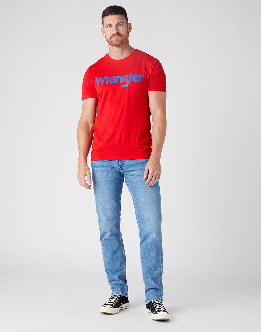 Wrangler - Greensboro - Heren Regular-fit Jeans - Mid Term