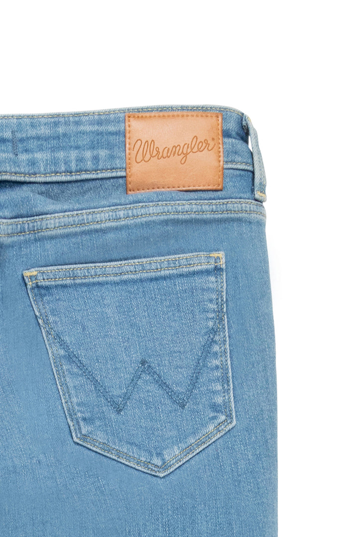Wrangler - Skinny - Dames Slim-fit Jeans - Light Shore