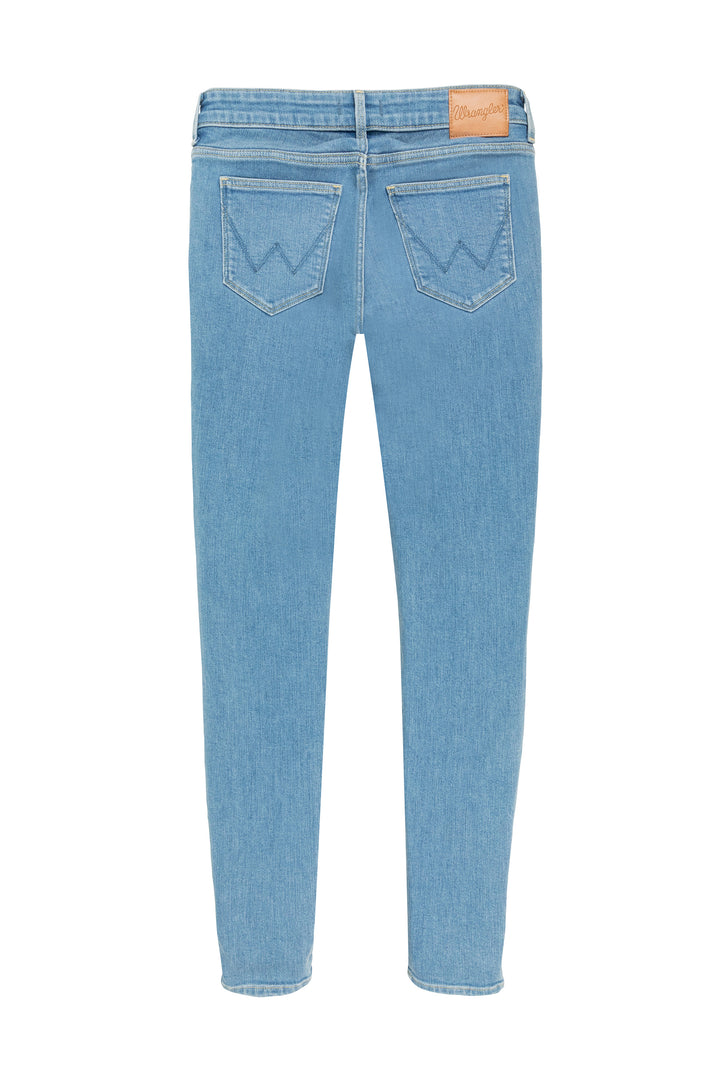 Wrangler - Skinny - Dames Slim-fit Jeans - Light Shore