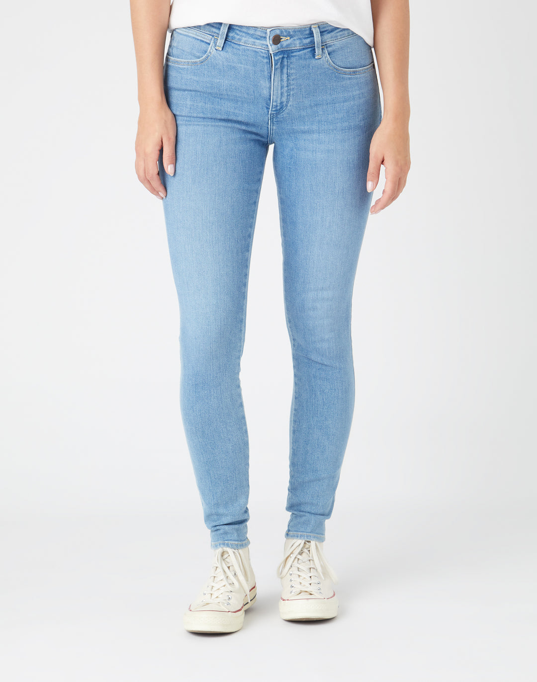 Wrangler - Skinny - Dames Slim-fit Jeans - Light Shore