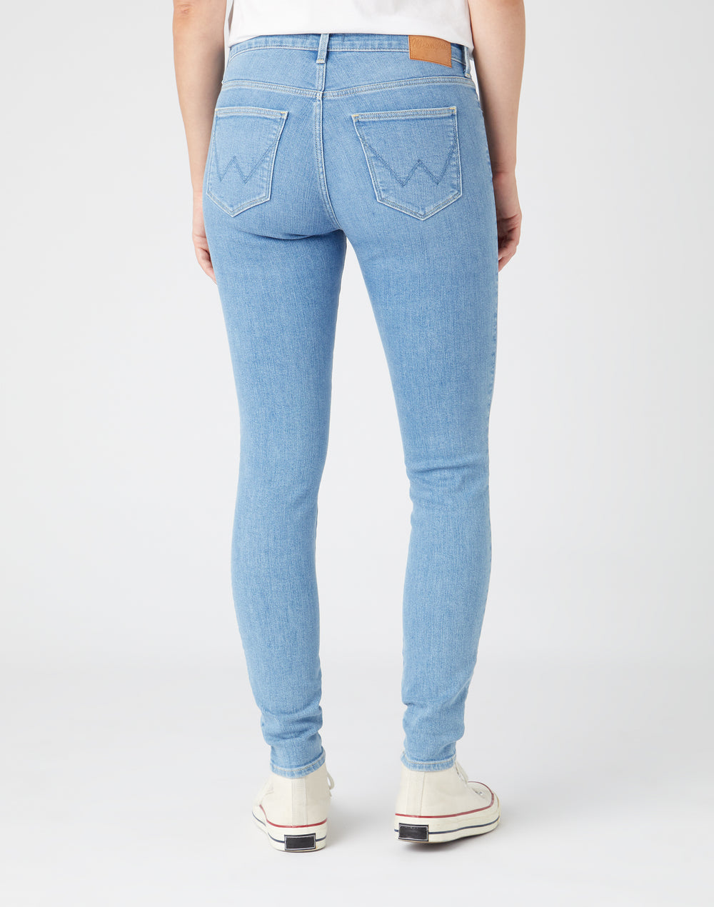 Wrangler - Skinny - Dames Slim-fit Jeans - Light Shore