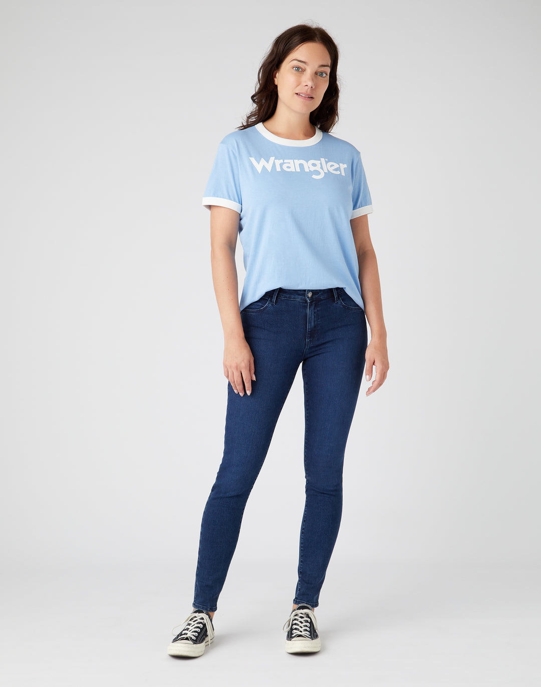 Wrangler - Skinny - Dames Slim-fit Jeans - Blue Lava