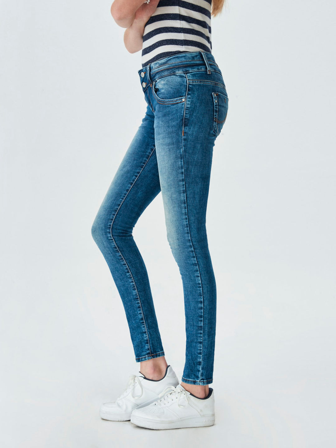LTB - Julita X - Dames Slim-fit Jeans - Angellis Wash